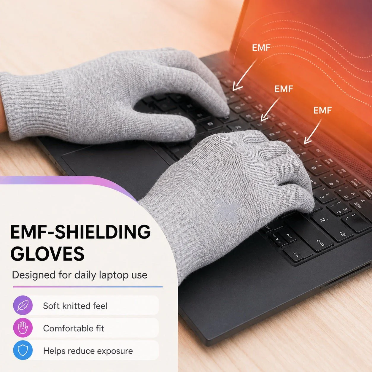 DefenderShield® EMF Protection Gloves - Image 4
