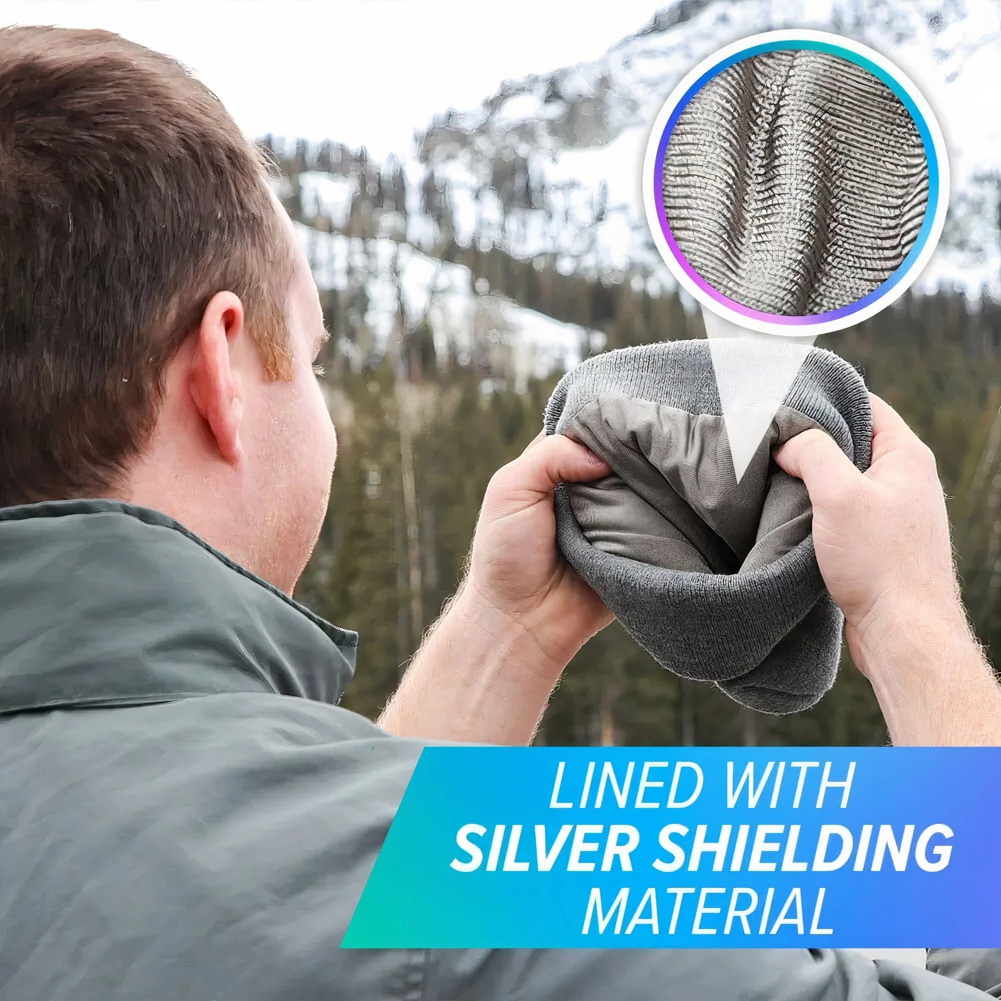 DefenderShield® EMF Protection Faraday Beanie - Image 4
