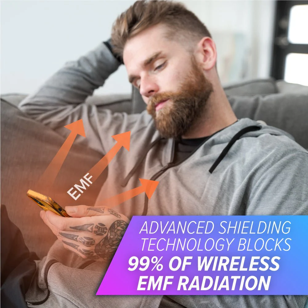 DefenderShield® EMF Protection Hoodie Faraday Jacket - Image 5