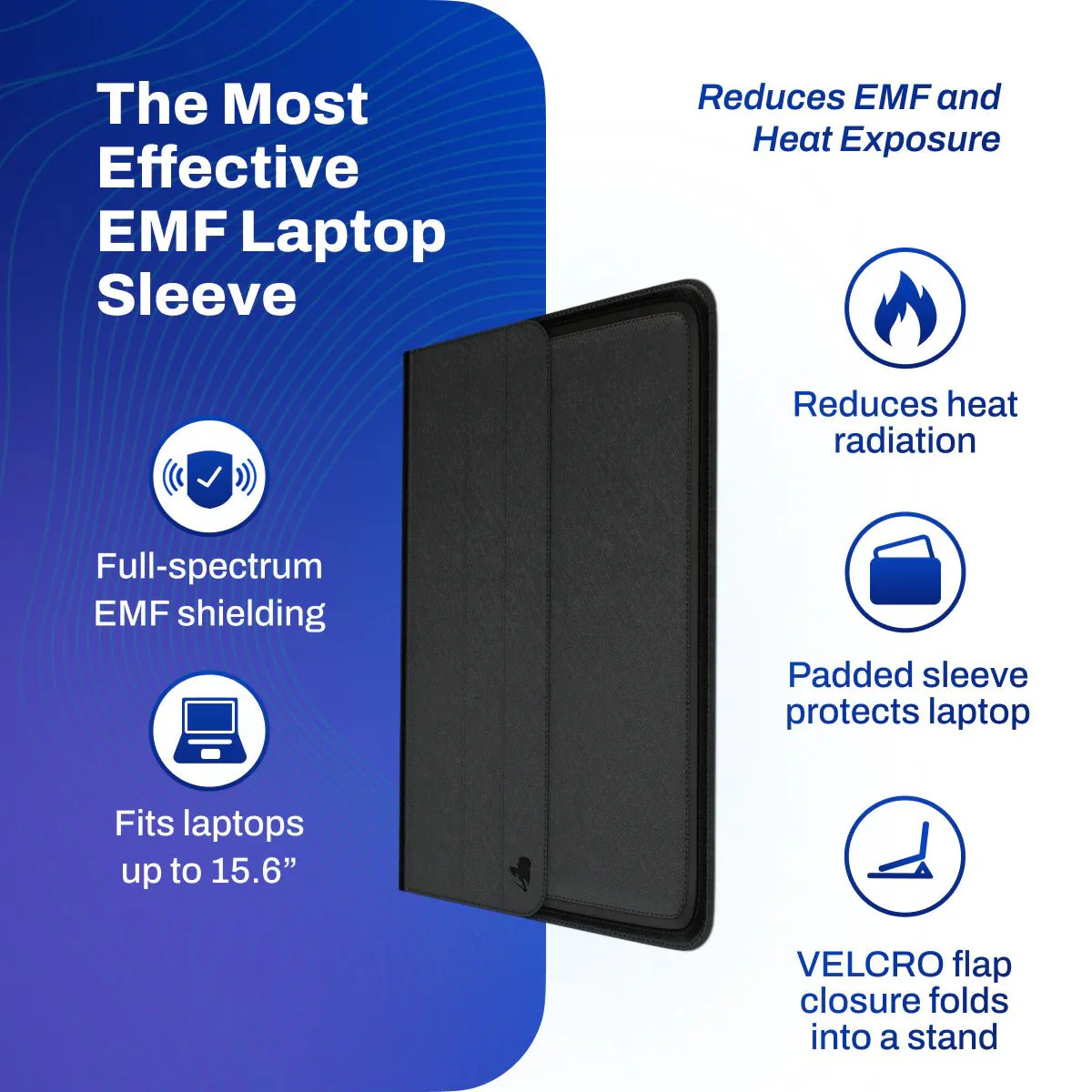 DefenderShield® RFID EMF Protection Laptop Sleeve - Image 11