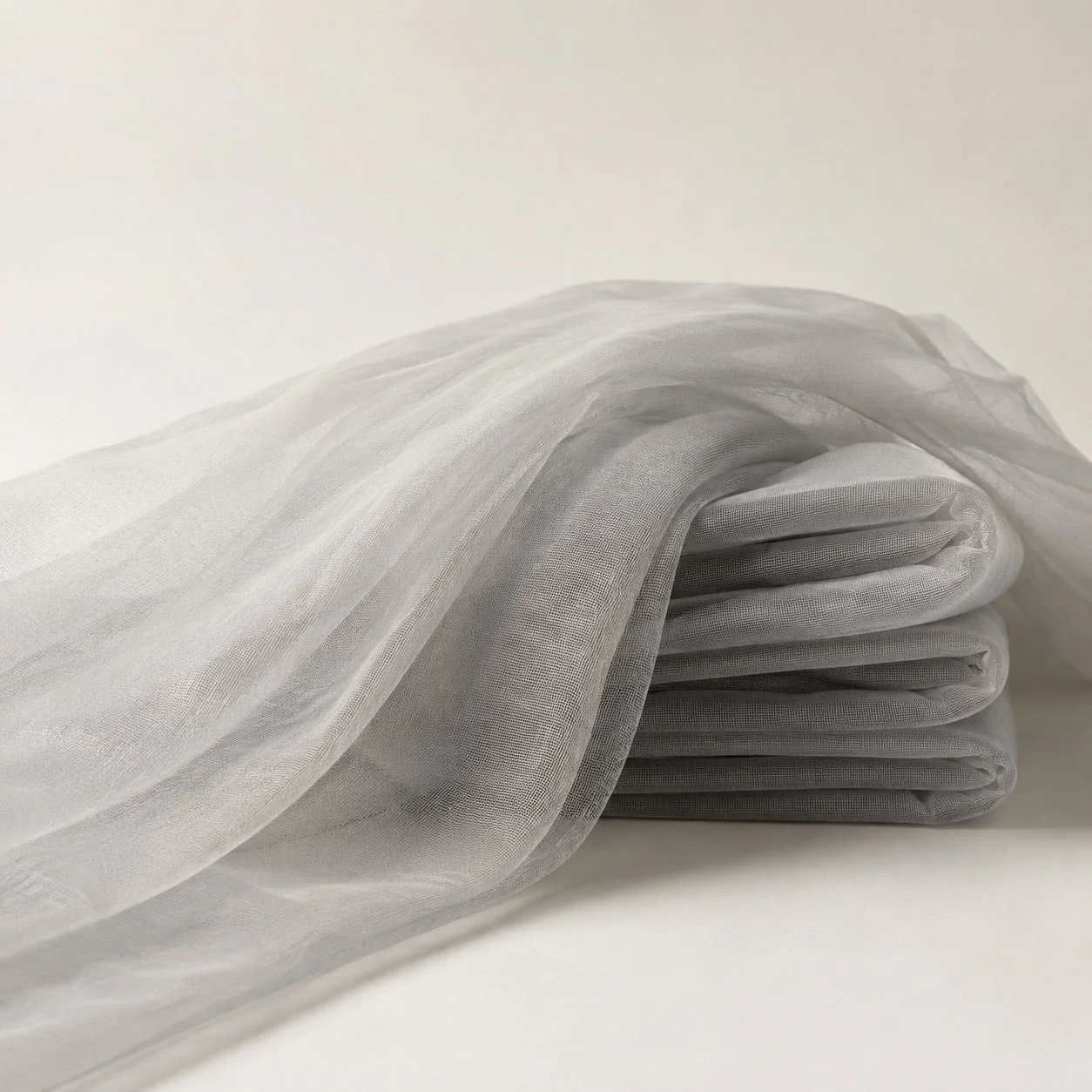 swisstulle AG® Silver Bobbinet™ Bell-Shaped 5G EMF Bed Canopy - Image 4